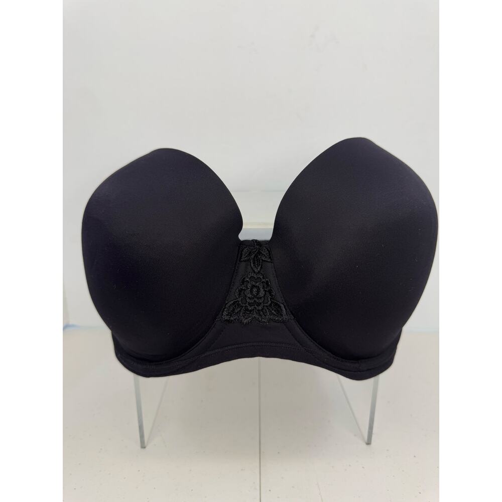 Vanity Fair Women's  Strapless Bra Black Size 42C